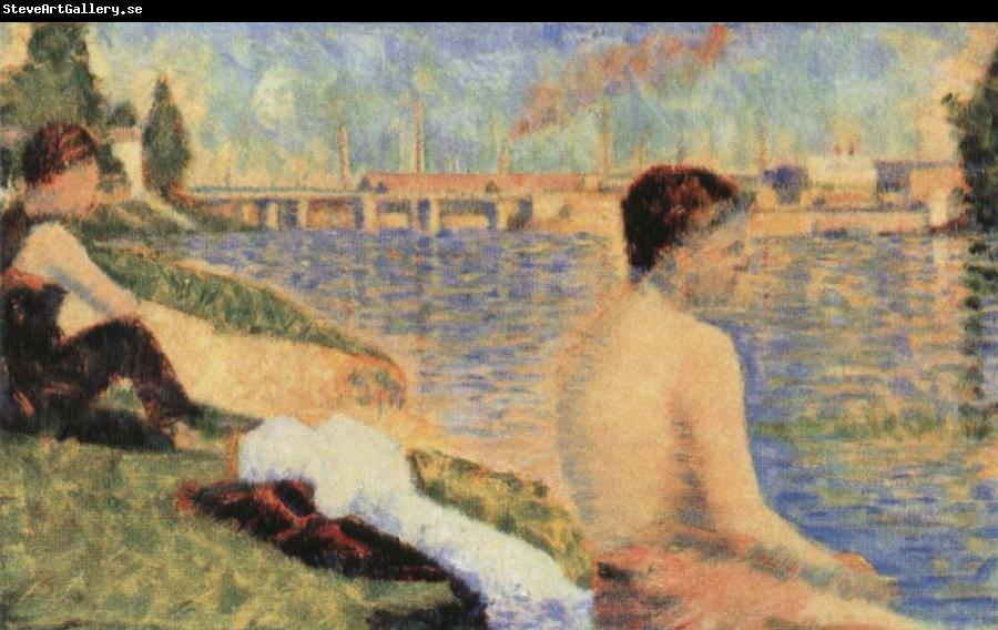 Georges Seurat Bather